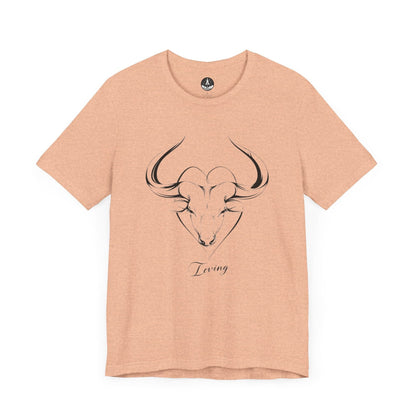 T-Shirt Heather Peach / S Embrace of Love: Taurus Connection T-Shirt