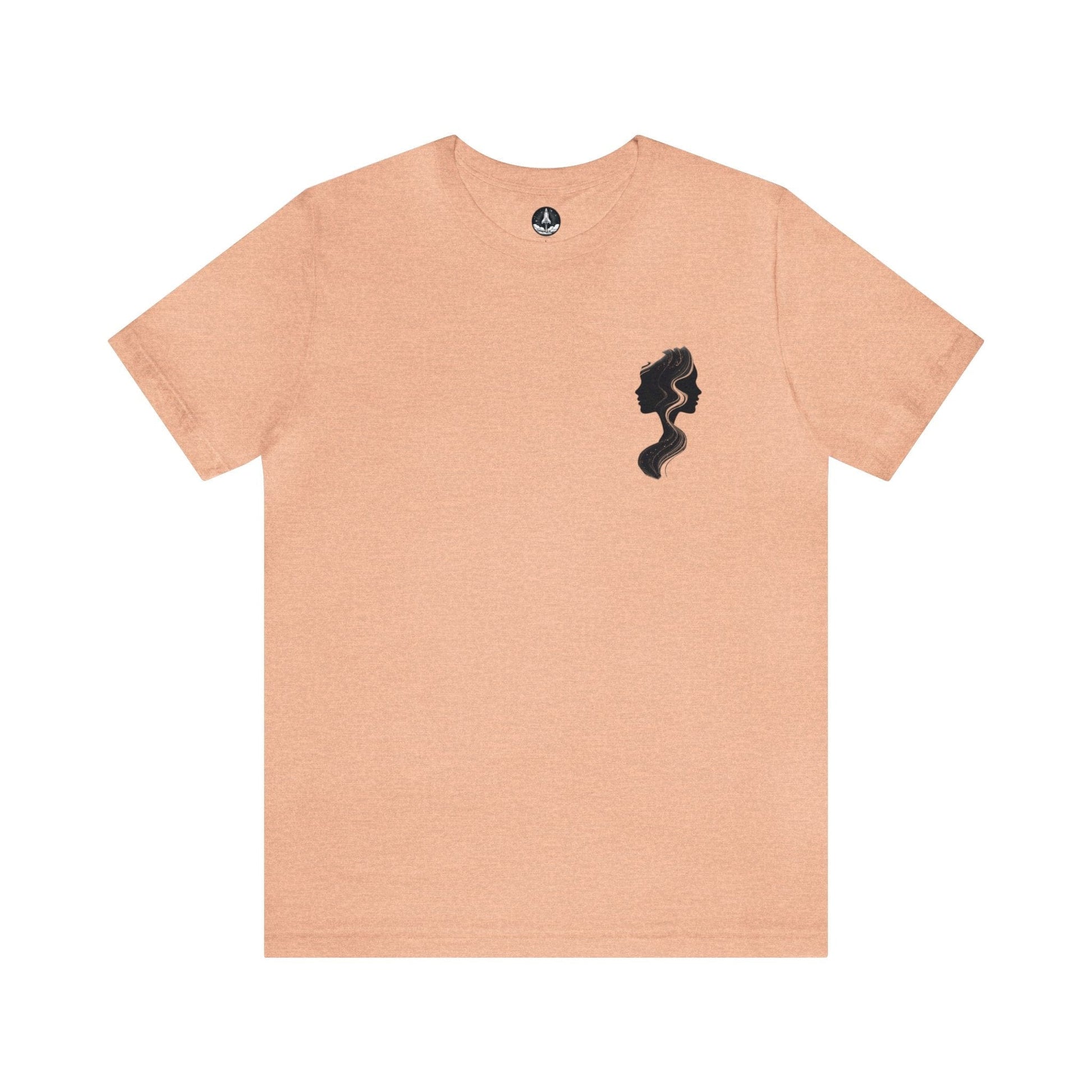T-Shirt Heather Peach / S Gemini Glide: Zodiac T-Shirt