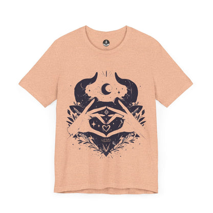 T-Shirt Heather Peach / S Loyal Taurus: Companion Astrology T-Shirt