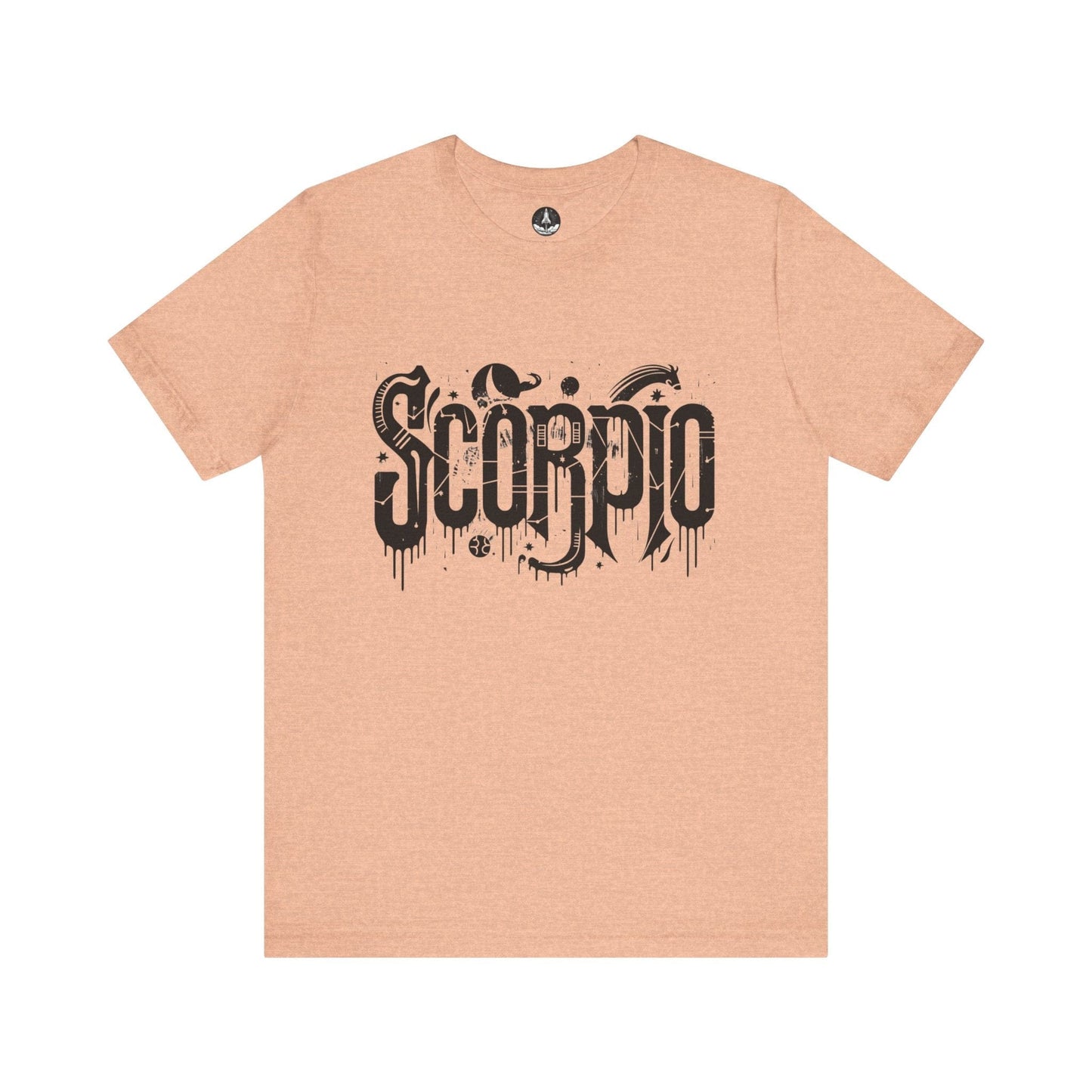 T-Shirt Heather Peach / S Shadow Strike Scorpio TShirt: Enigmatic Power