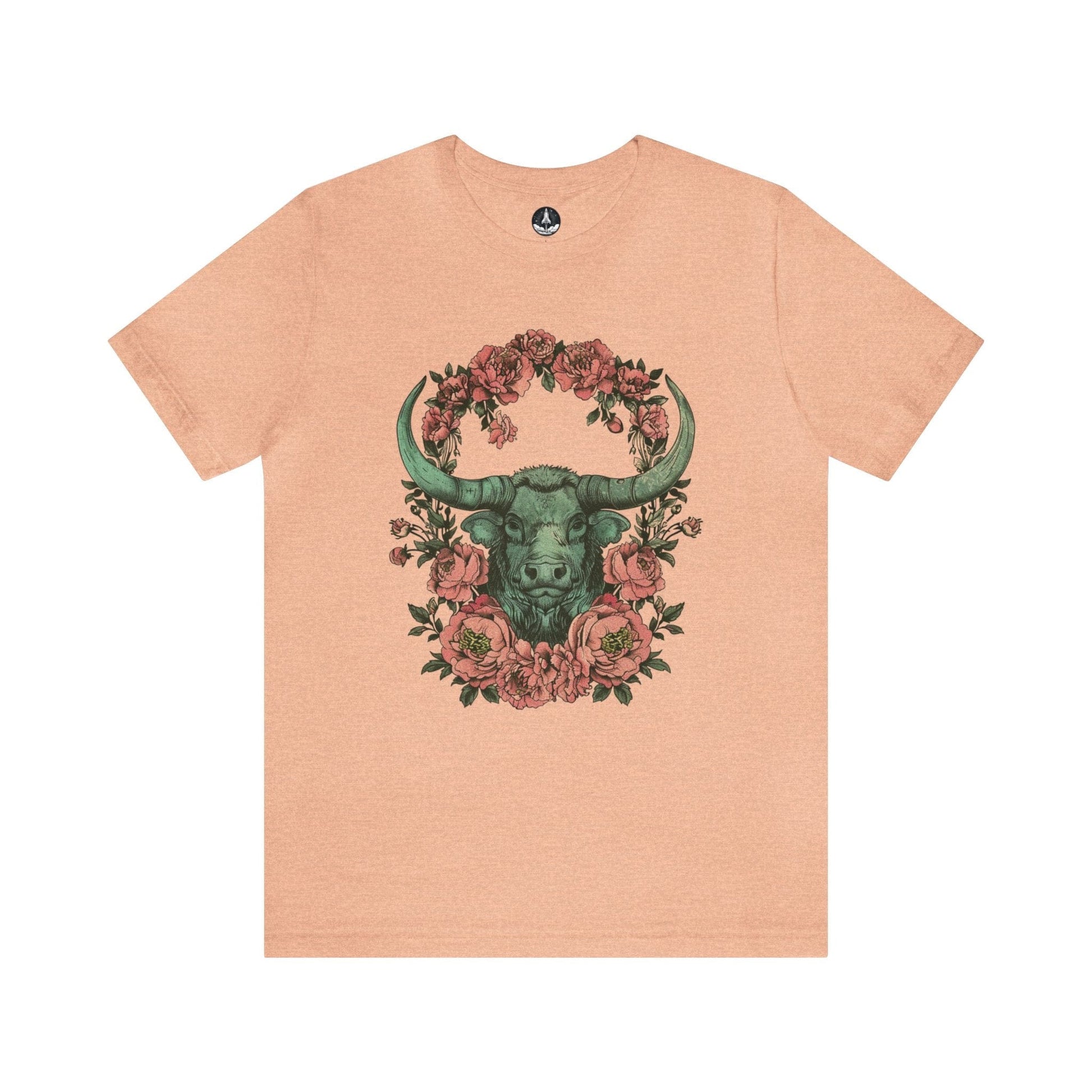T-Shirt Heather Peach / S Taurus Ethereal Night T-Shirt