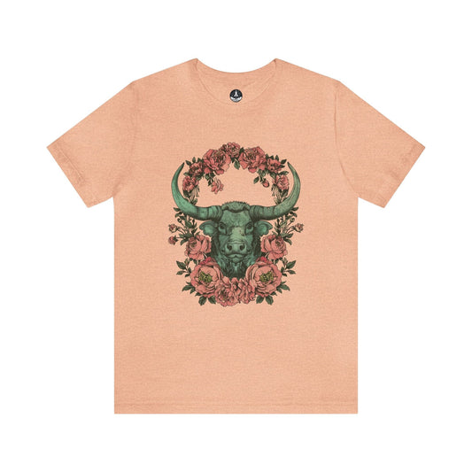 T-Shirt Heather Peach / S Taurus Ethereal Night T-Shirt