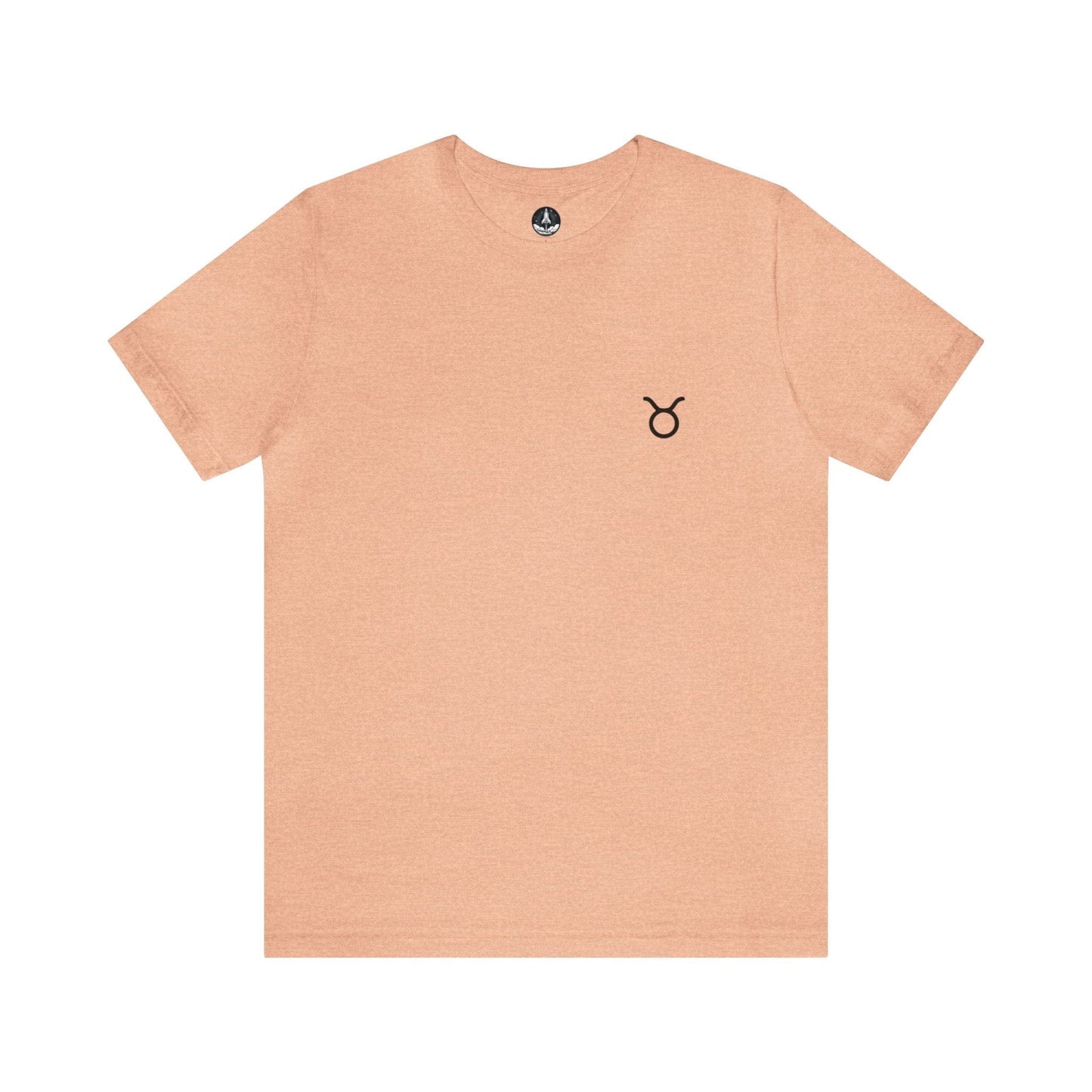 T-Shirt Heather Peach / S Taurus Zodiac Essence T-Shirt: Sophistication Meets Comfort for the Grounded Soul