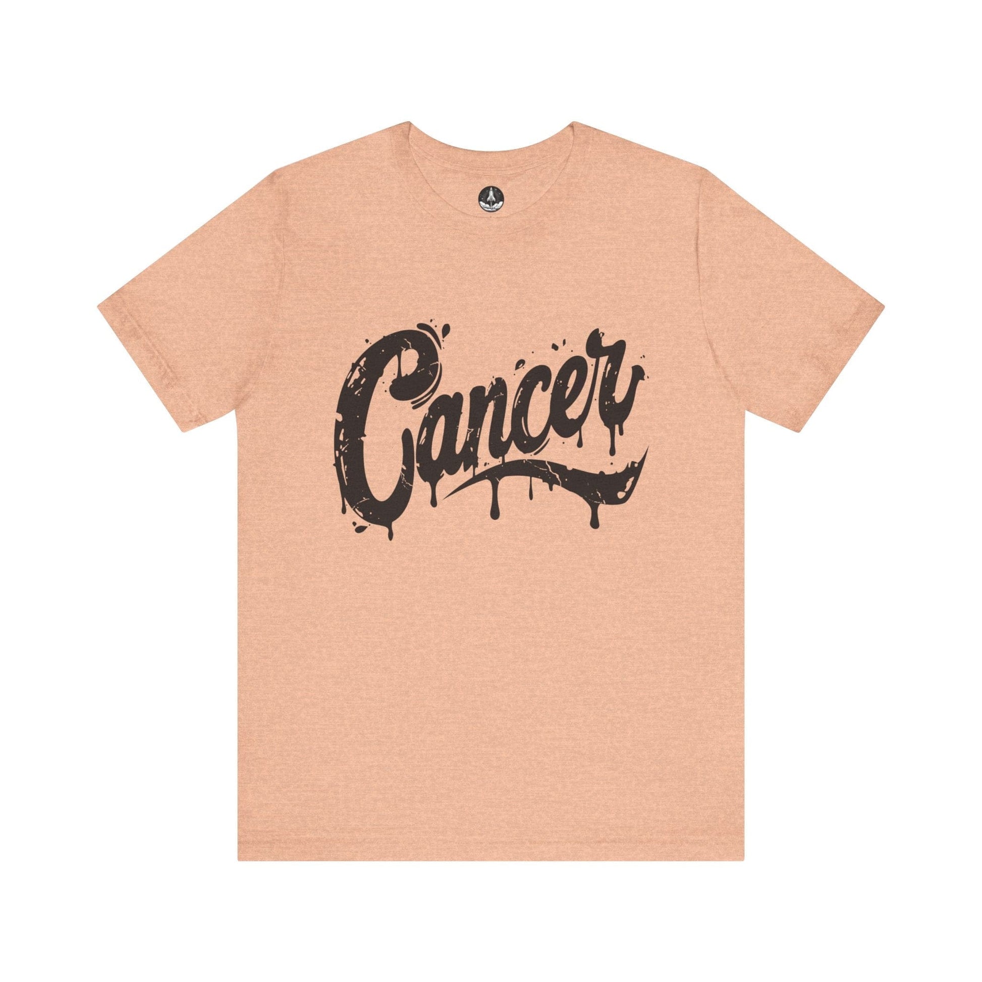 T-Shirt Heather Peach / S Tidal Emotion Cancer TShirt: Flow with Feeling