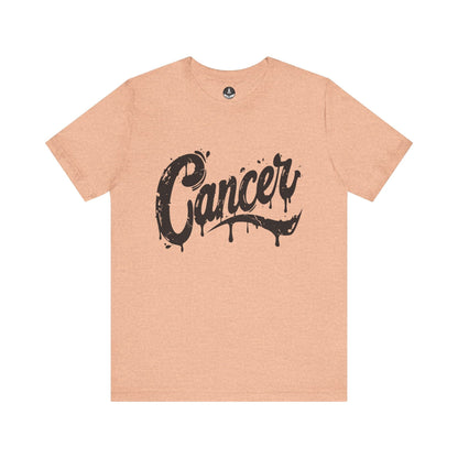 T-Shirt Heather Peach / S Tidal Emotion Cancer TShirt: Flow with Feeling