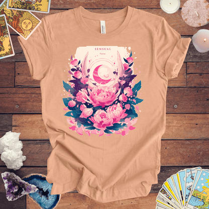 T-Shirt Heather Peach / S Venus in Taurus: Sensual Astrology T-Shirt