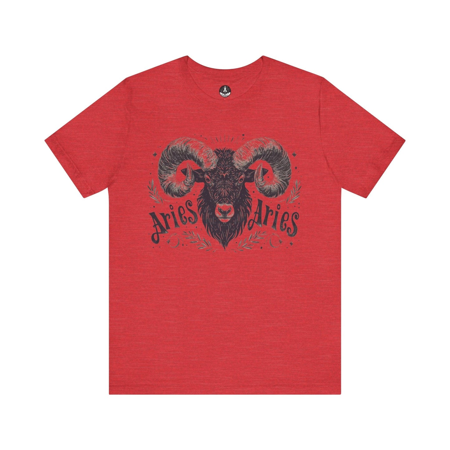 T-Shirt Heather Red / S Aries Astrology Unisex TShirt: An Ode to the Maverick