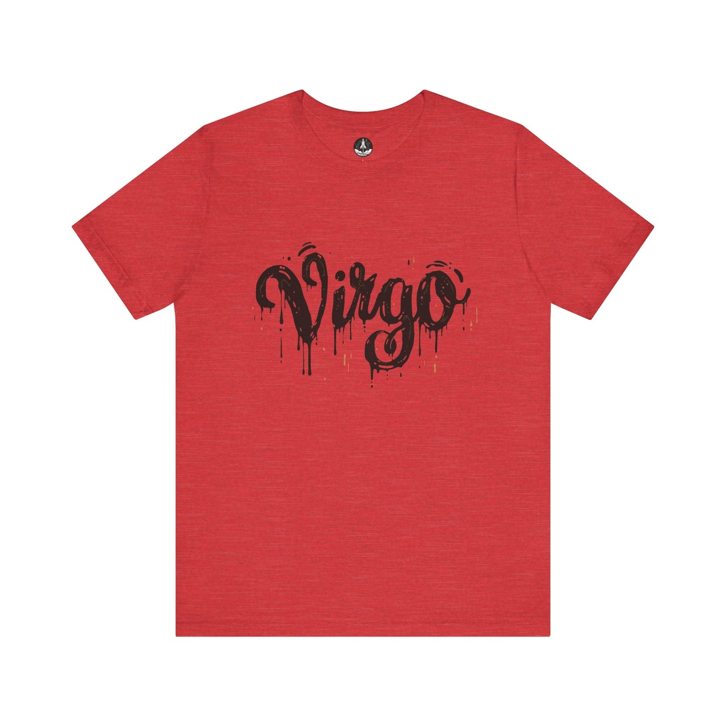 T-Shirt Heather Red / S Inkwell Virtue Virgo TShirt: Melding Precision with Art