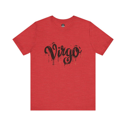 T-Shirt Heather Red / S Inkwell Virtue Virgo TShirt: Melding Precision with Art