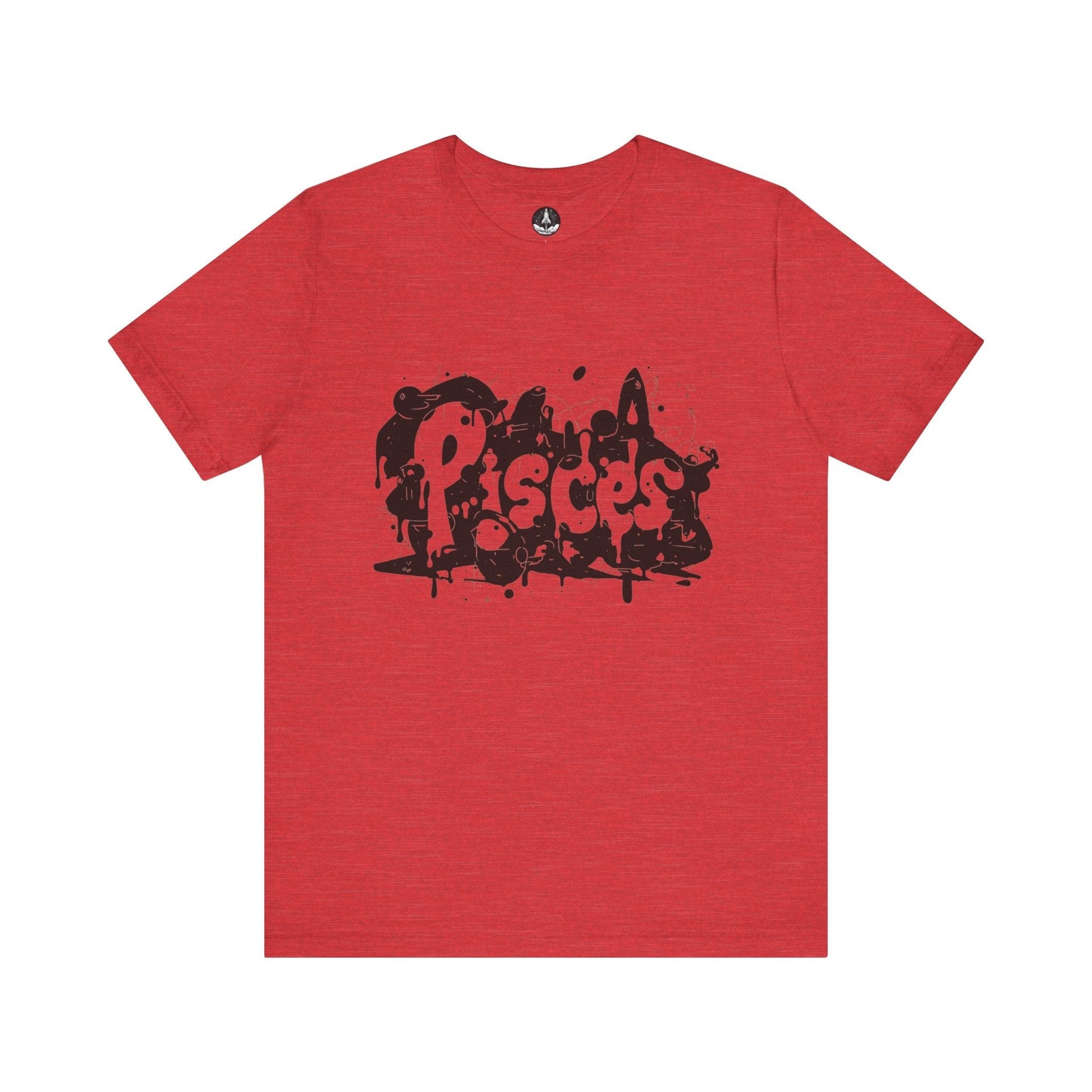 T-Shirt Heather Red / S Piscean Inkflow TShirt: Depth of Imagination