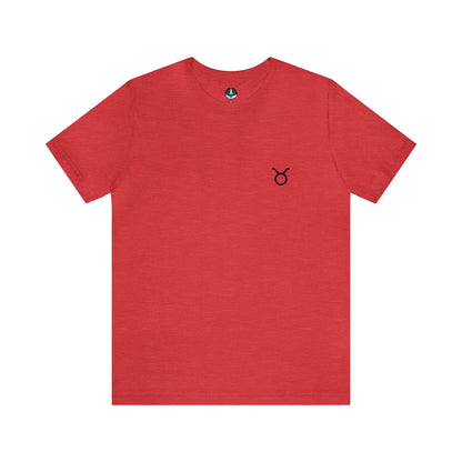 T-Shirt Heather Red / S Taurus Zodiac Essence T-Shirt: Sophistication Meets Comfort for the Grounded Soul