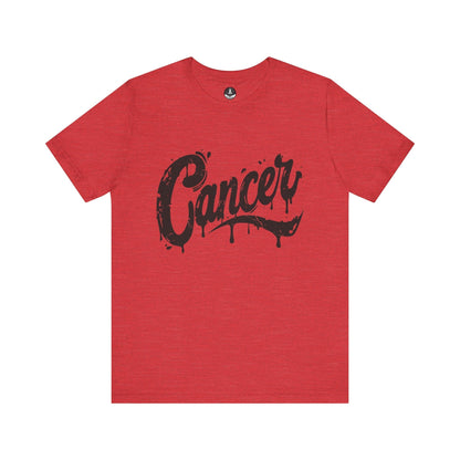 T-Shirt Heather Red / S Tidal Emotion Cancer TShirt: Flow with Feeling