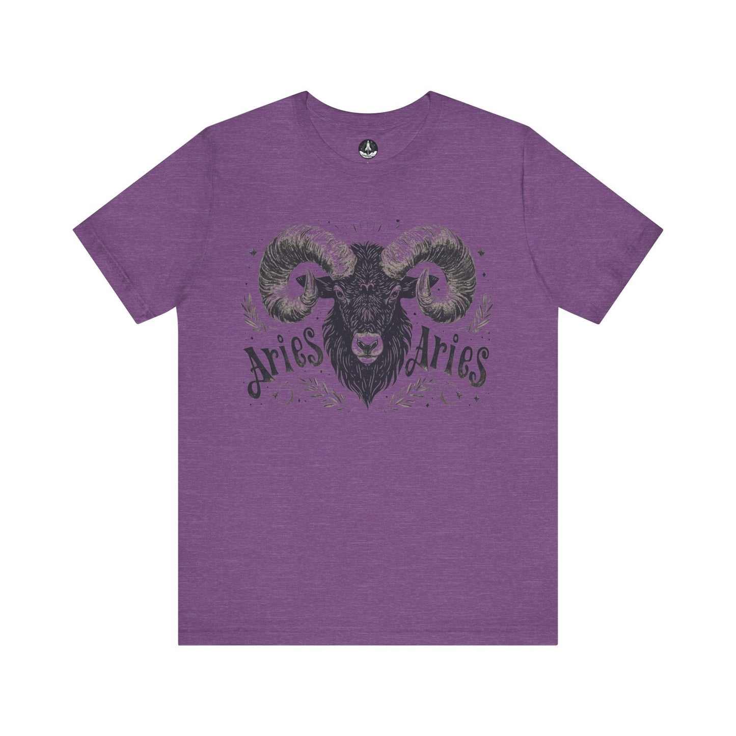 T-Shirt Heather Team Purple / S Aries Astrology Unisex TShirt: An Ode to the Maverick