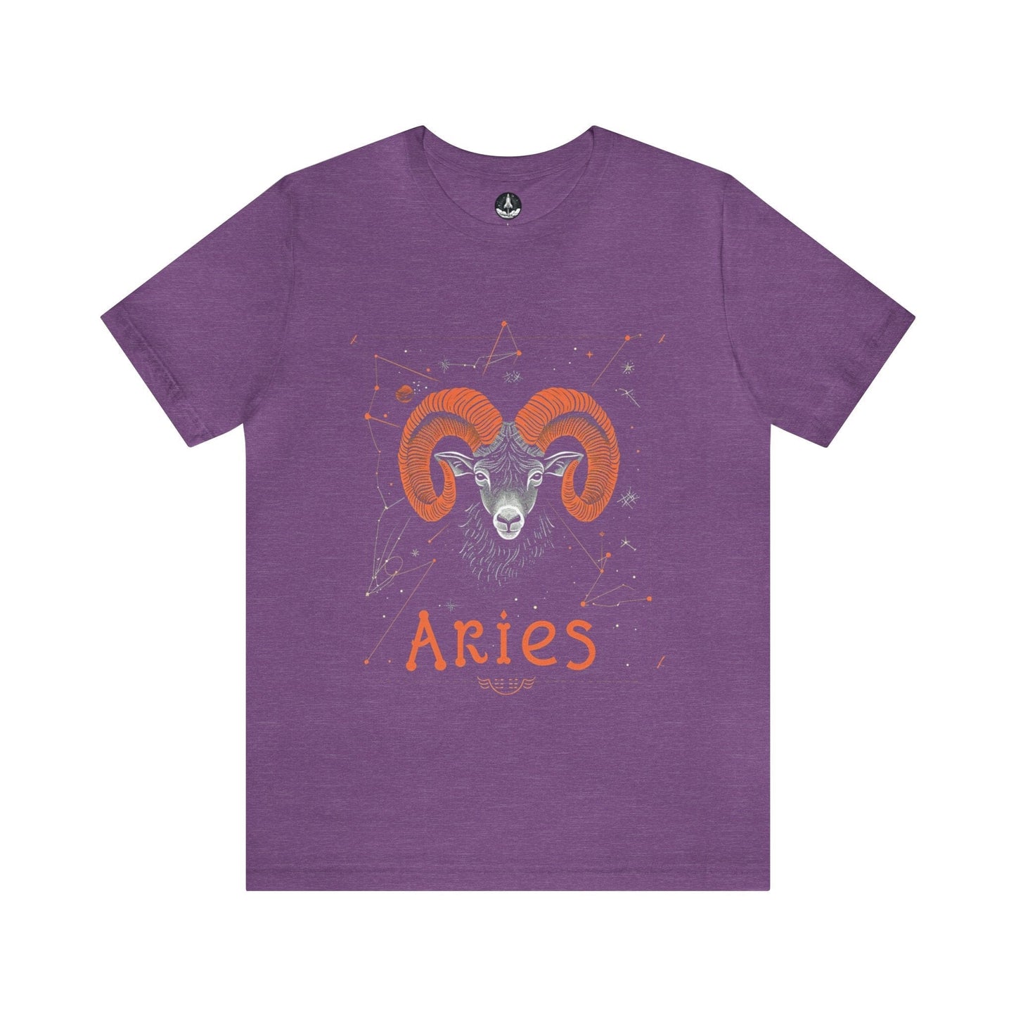 T-Shirt Heather Team Purple / S Aries Ram's Reign T-Shirt