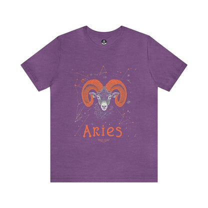 T-Shirt Heather Team Purple / S Aries Ram's Reign T-Shirt