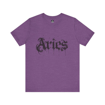 T-Shirt Heather Team Purple / S Astro Splash Aries TShirt - Zodiac Meets Street Art