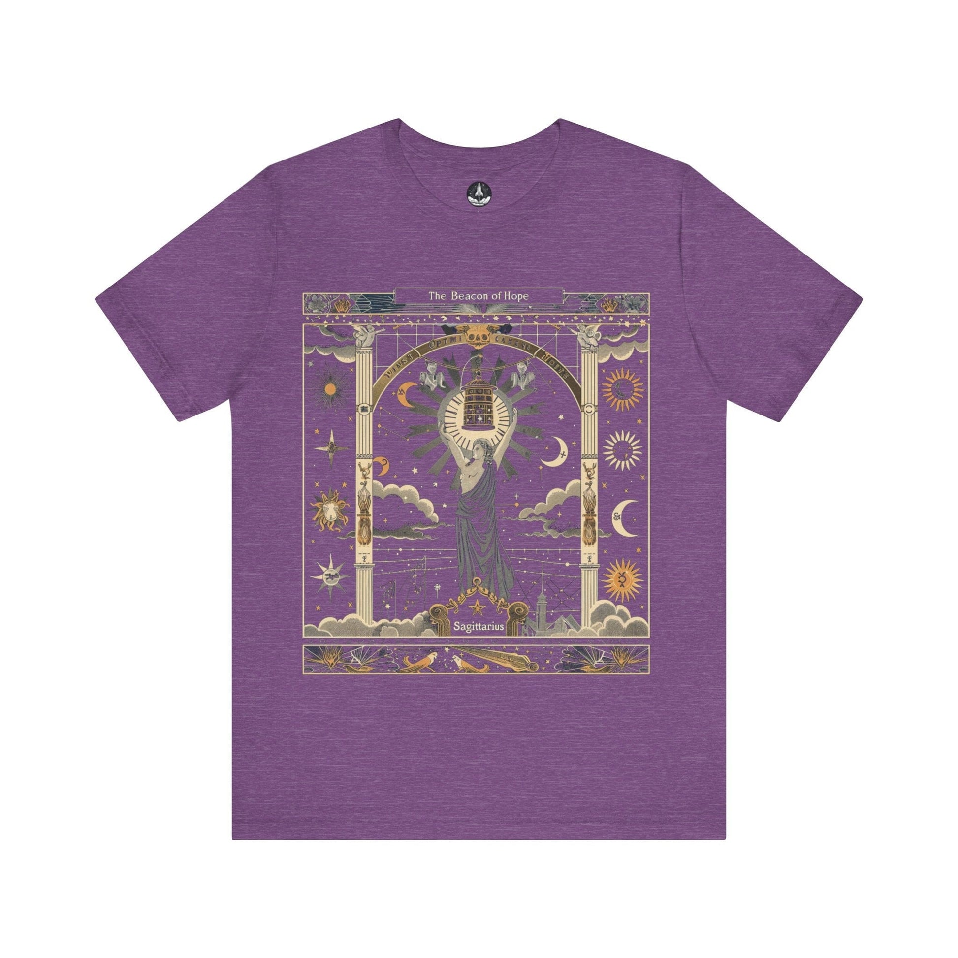 T-Shirt Heather Team Purple / S Beacon of Hope Sagittarius TShirt