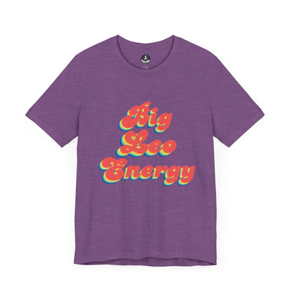 T-Shirt Heather Team Purple / S Big Leo Energy T-Shirt