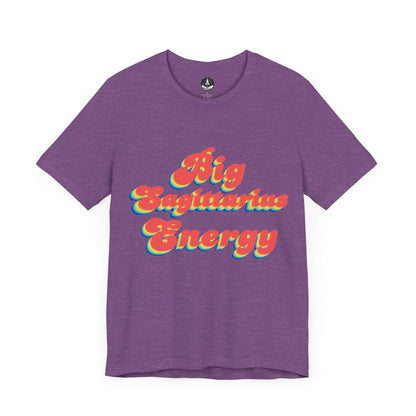 T-Shirt Heather Team Purple / S Big Sagittarius Energy TShirt