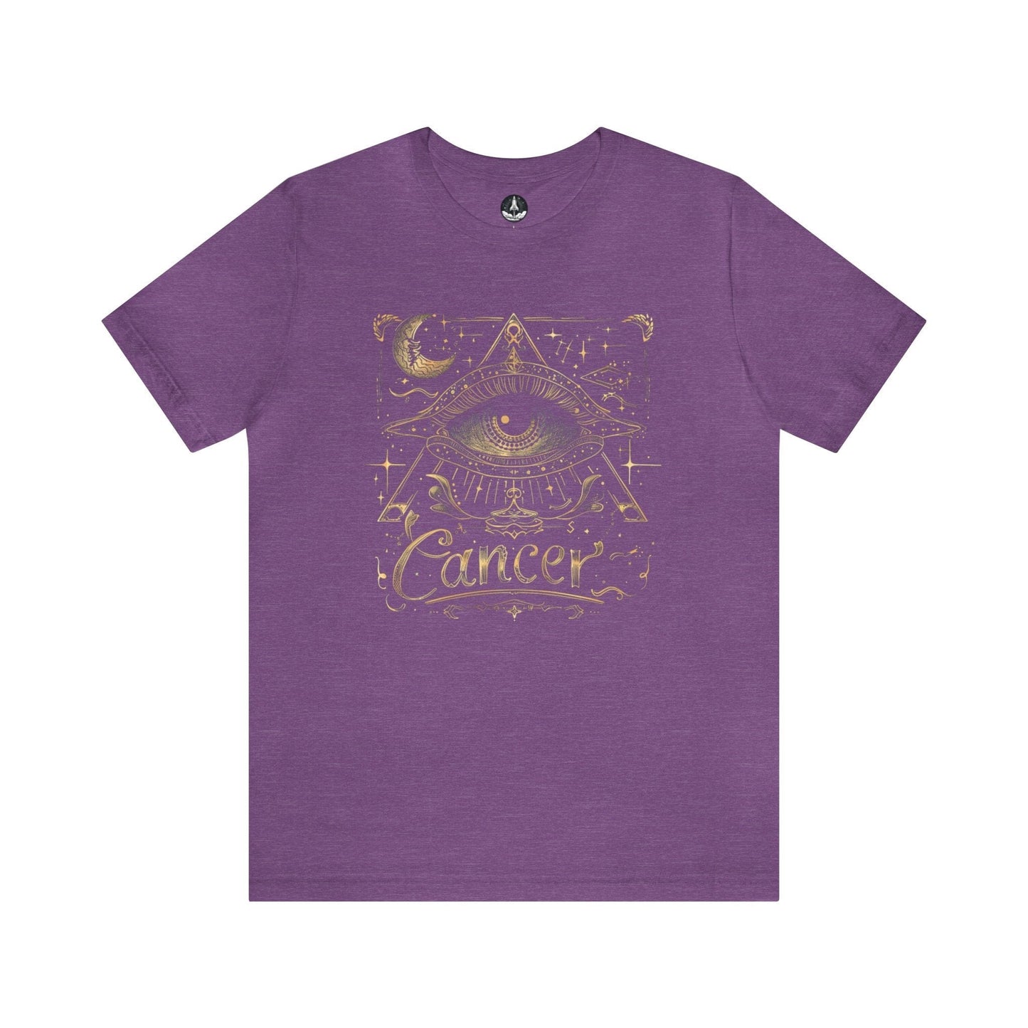 T-Shirt Heather Team Purple / S Cancer All-Seeing Eye T-Shirt: Unlock the Secrets of the Stars