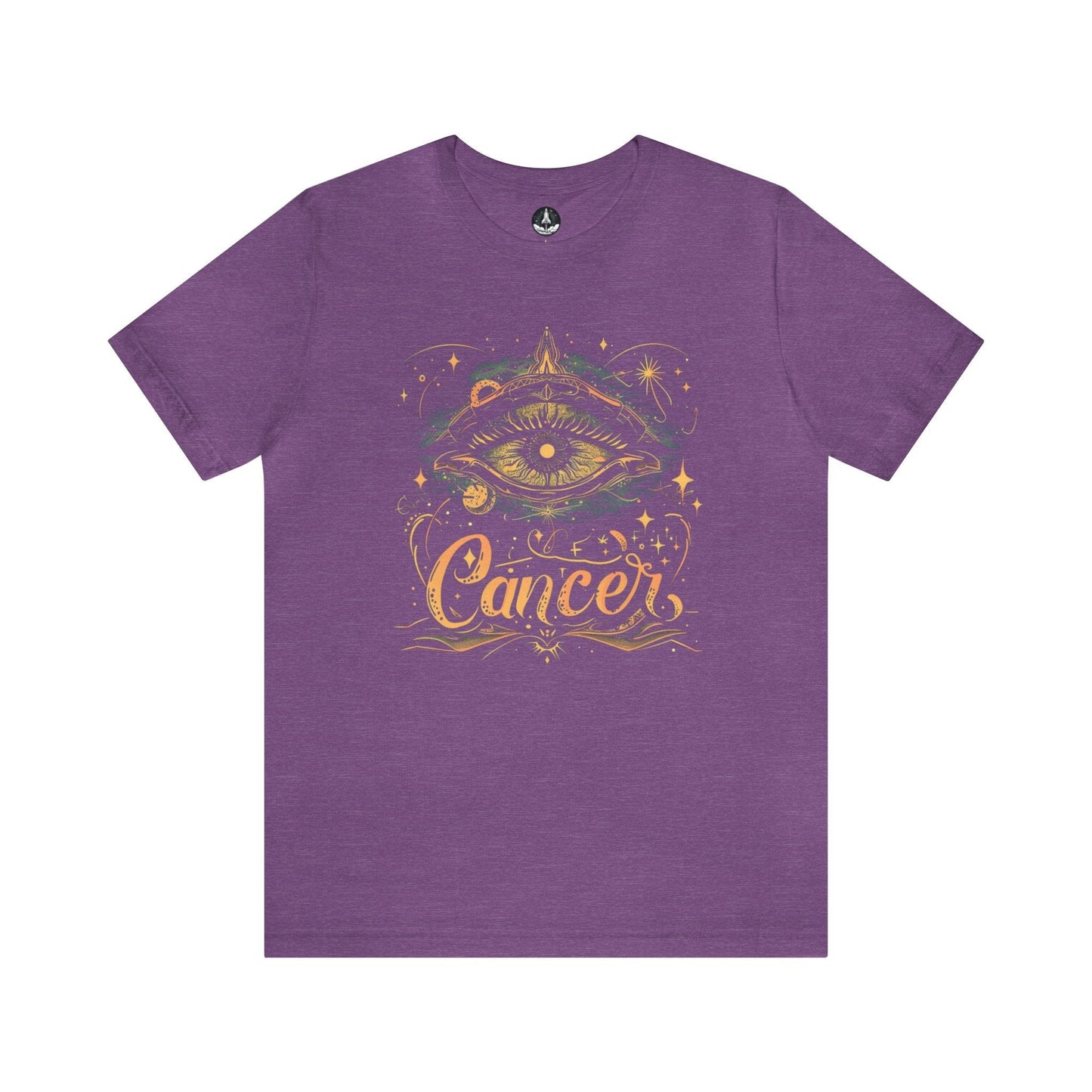 T-Shirt Heather Team Purple / S Cancer Celestial Intuition T-Shirt: Vision in the Stars