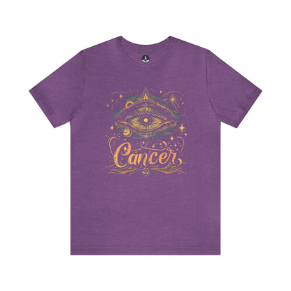 T-Shirt Heather Team Purple / S Cancer Celestial Intuition T-Shirt: Vision in the Stars