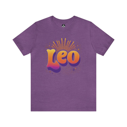 T-Shirt Heather Team Purple / S Groovy 70s Leo T-Shirt