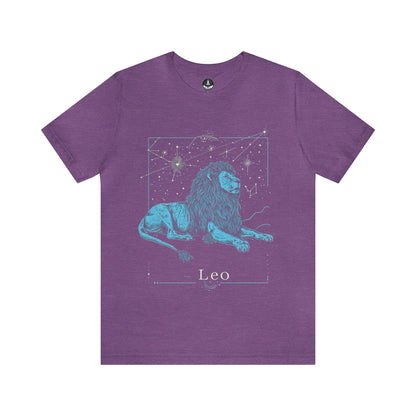 T-Shirt Heather Team Purple / S Lion's Majesty Leo T-Shirt