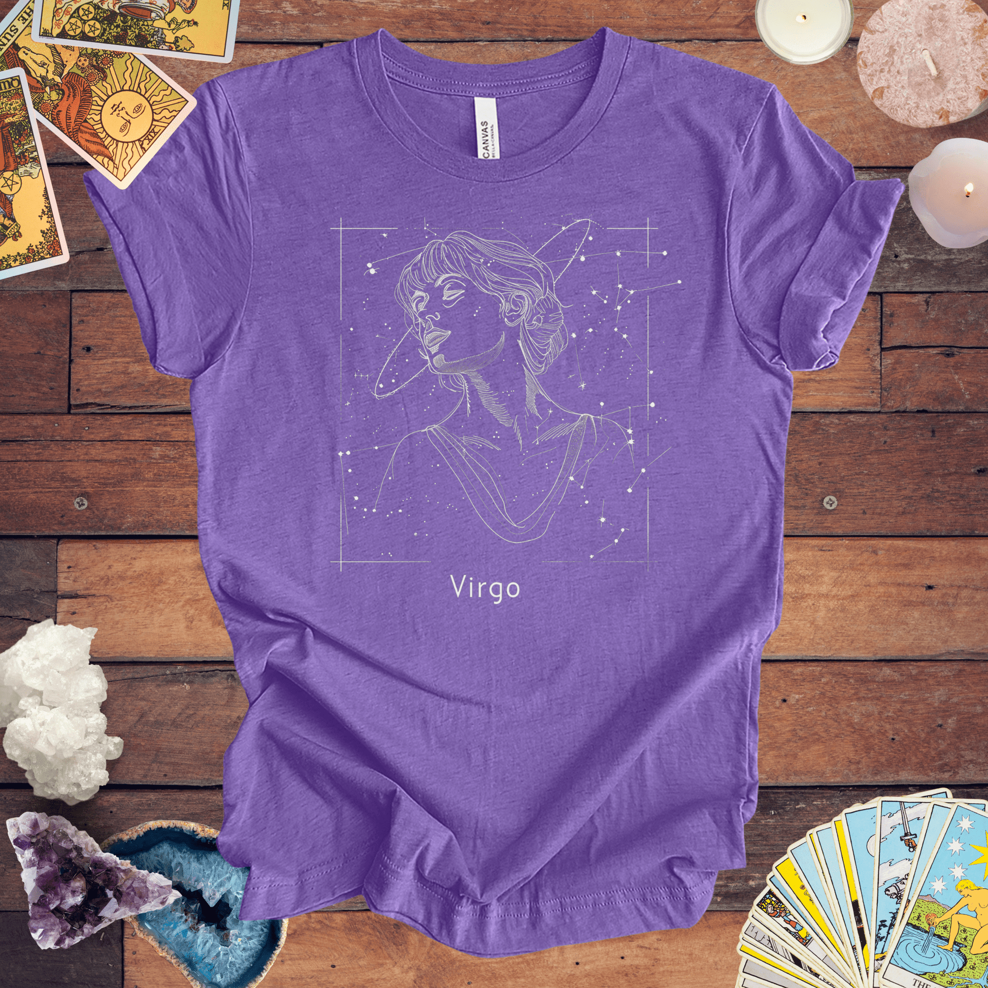 T-Shirt Heather Team Purple / S Maiden’s Mind Virgo T-Shirt