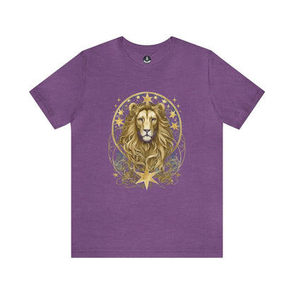 T-Shirt Heather Team Purple / S Majestic Leo T-Shirt