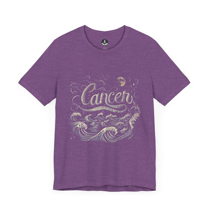 T-Shirt Heather Team Purple / S Moonlit Dreams Cancer T-Shirt