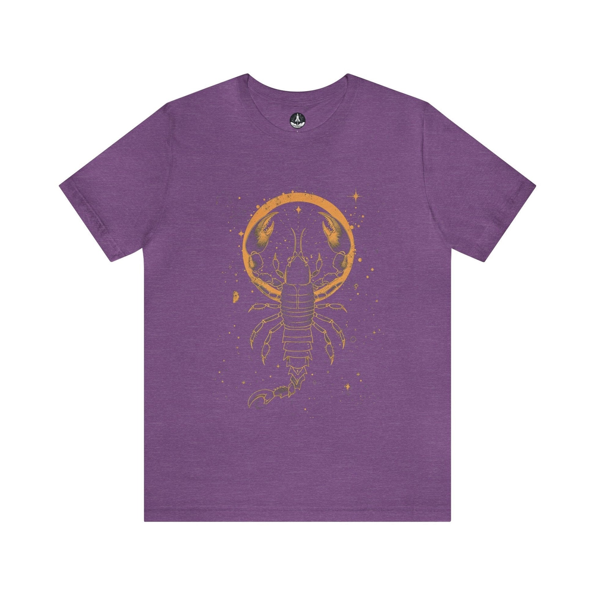 T-Shirt Heather Team Purple / S Passionate Scorpio TShirt: Intense & Magnetic Astrology Wear