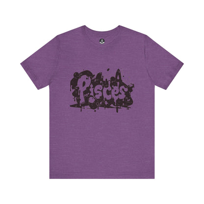 T-Shirt Heather Team Purple / S Piscean Inkflow TShirt: Depth of Imagination