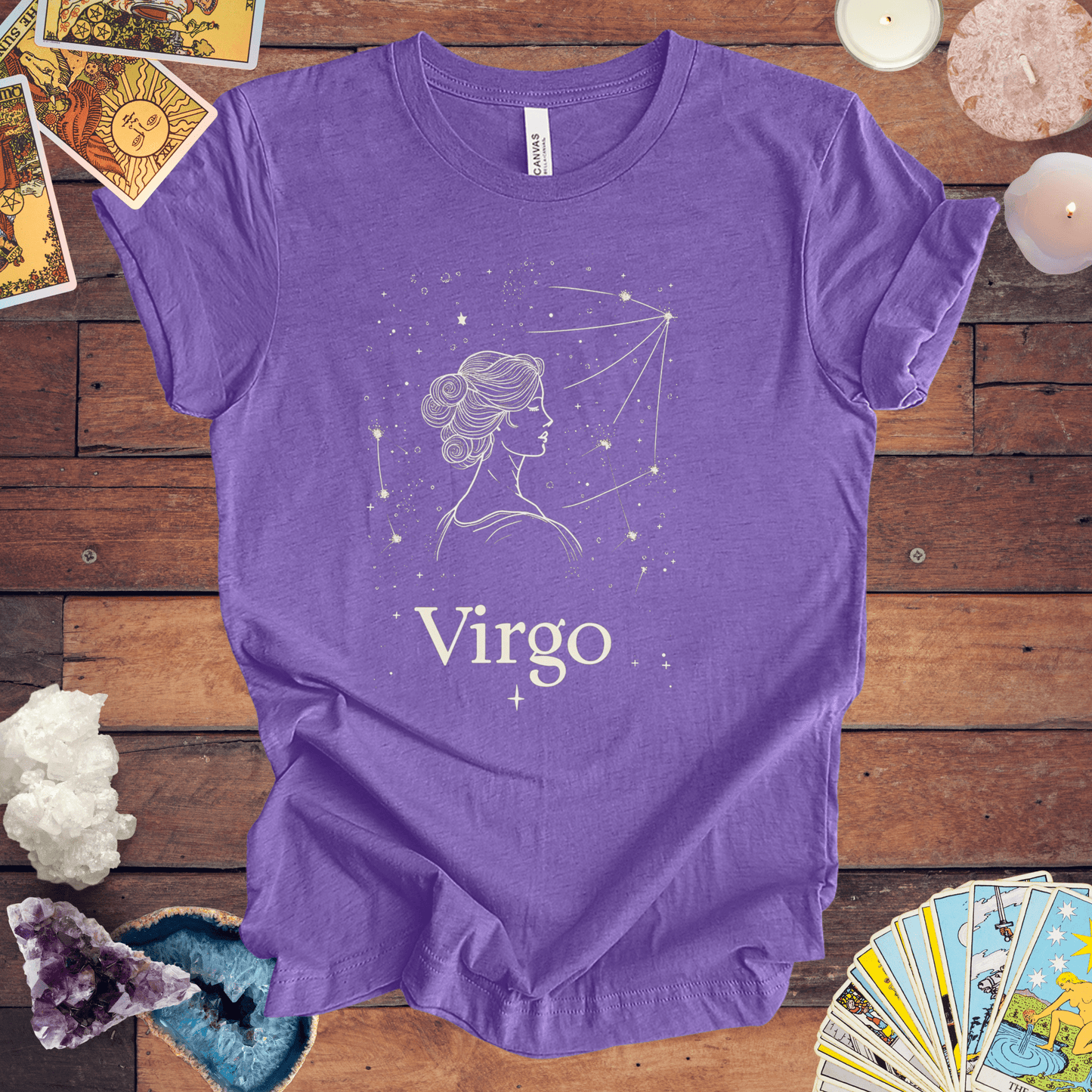 T-Shirt Heather Team Purple / S Pure Precision Virgo T-Shirt