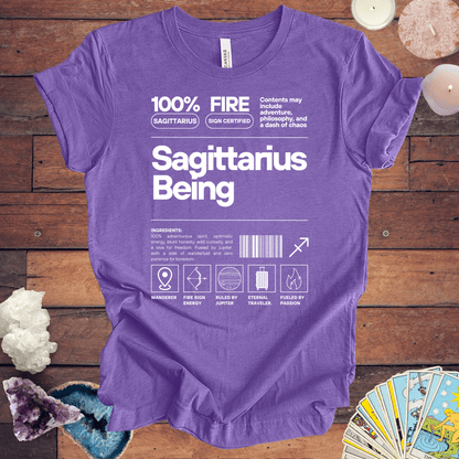 T-Shirt Heather Team Purple / S Sagittarius Being - Zodiac-Inspired T-Shirt