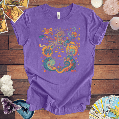 T-Shirt Heather Team Purple / S Scorpio Mystic - Zodiac Astrology T-Shirt