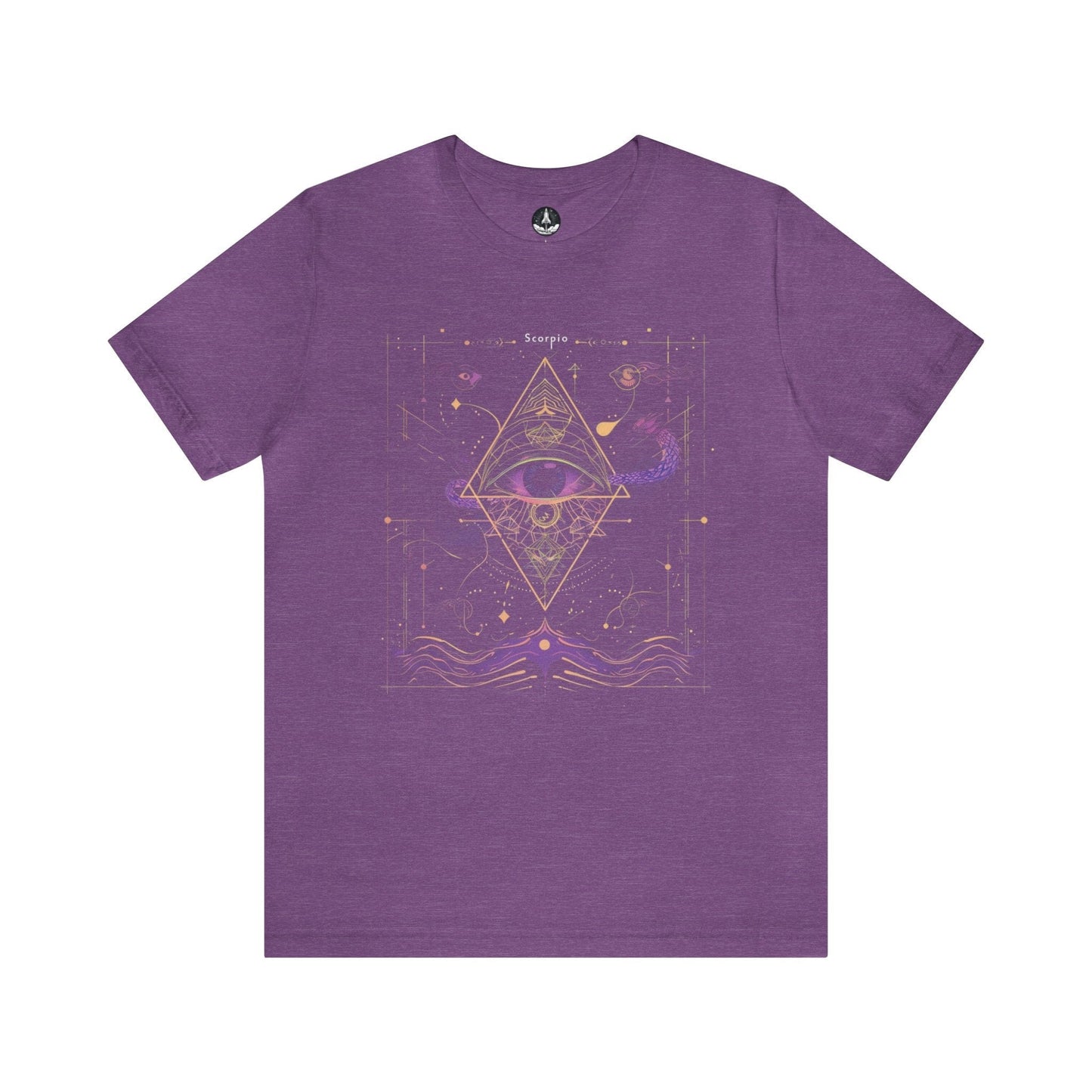 T-Shirt Heather Team Purple / S Scorpio The Intuitive Mystic T-Shirt