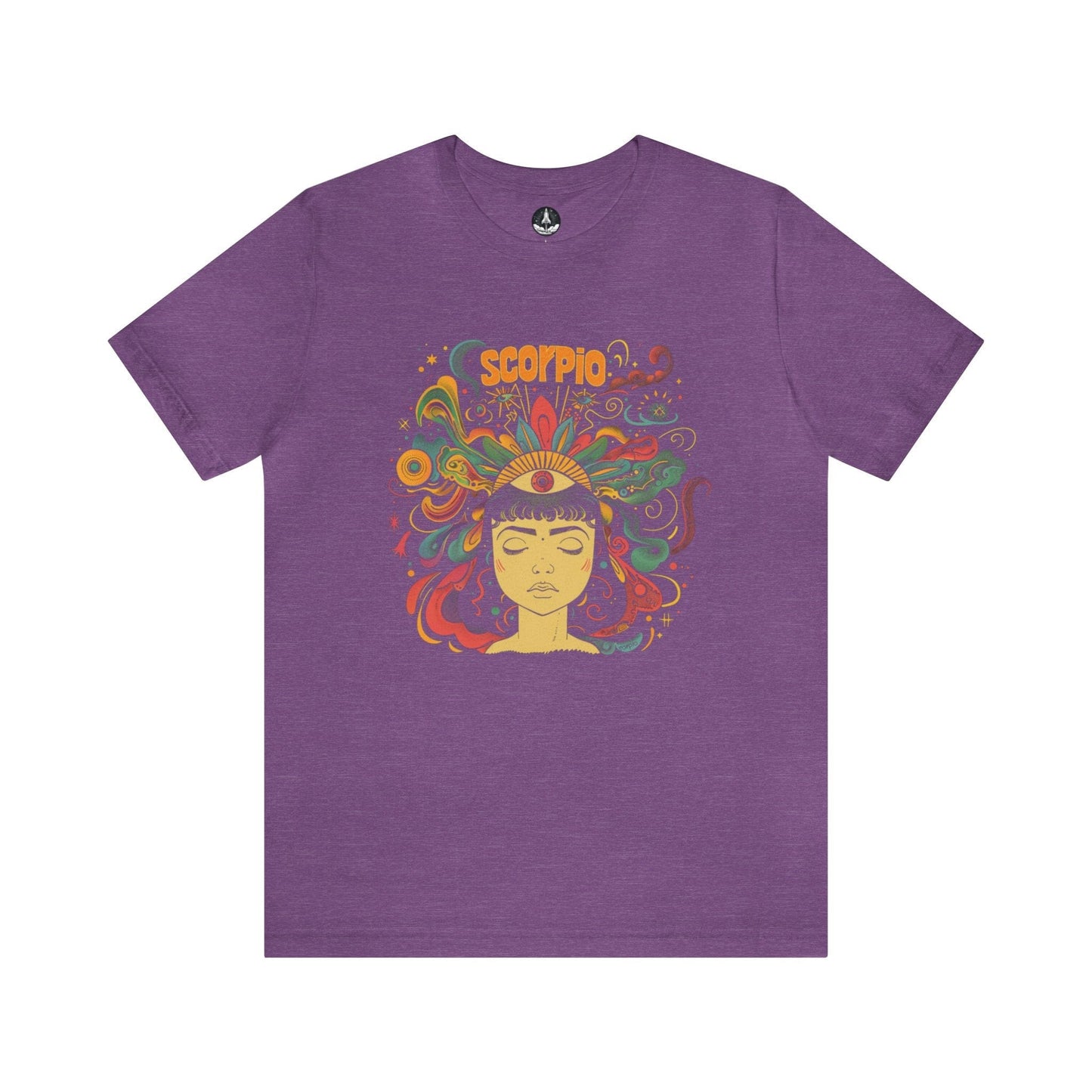 T-Shirt Heather Team Purple / S Scorpio The Intuitive Seer T-Shirt