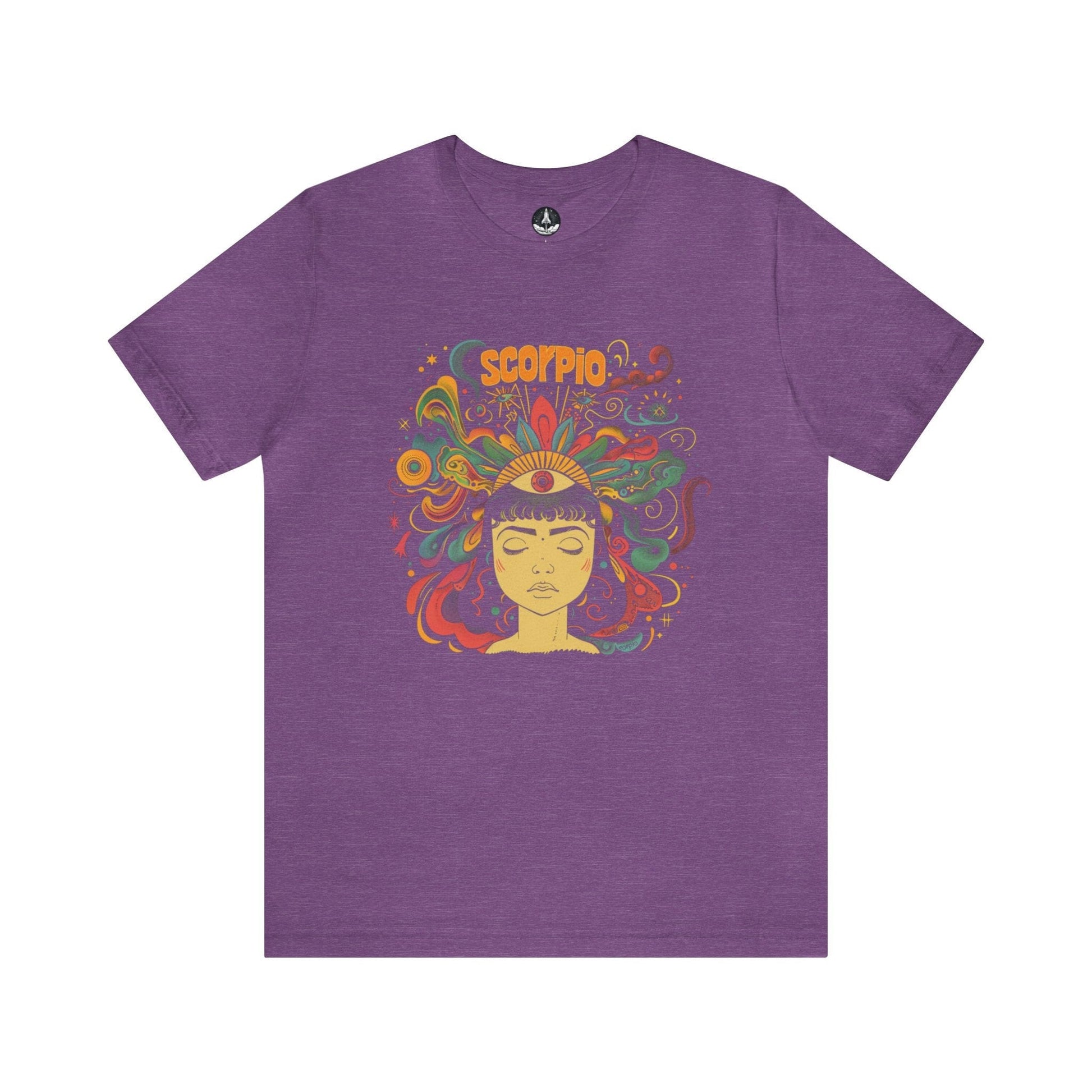 T-Shirt Heather Team Purple / S Scorpio The Intuitive Seer T-Shirt