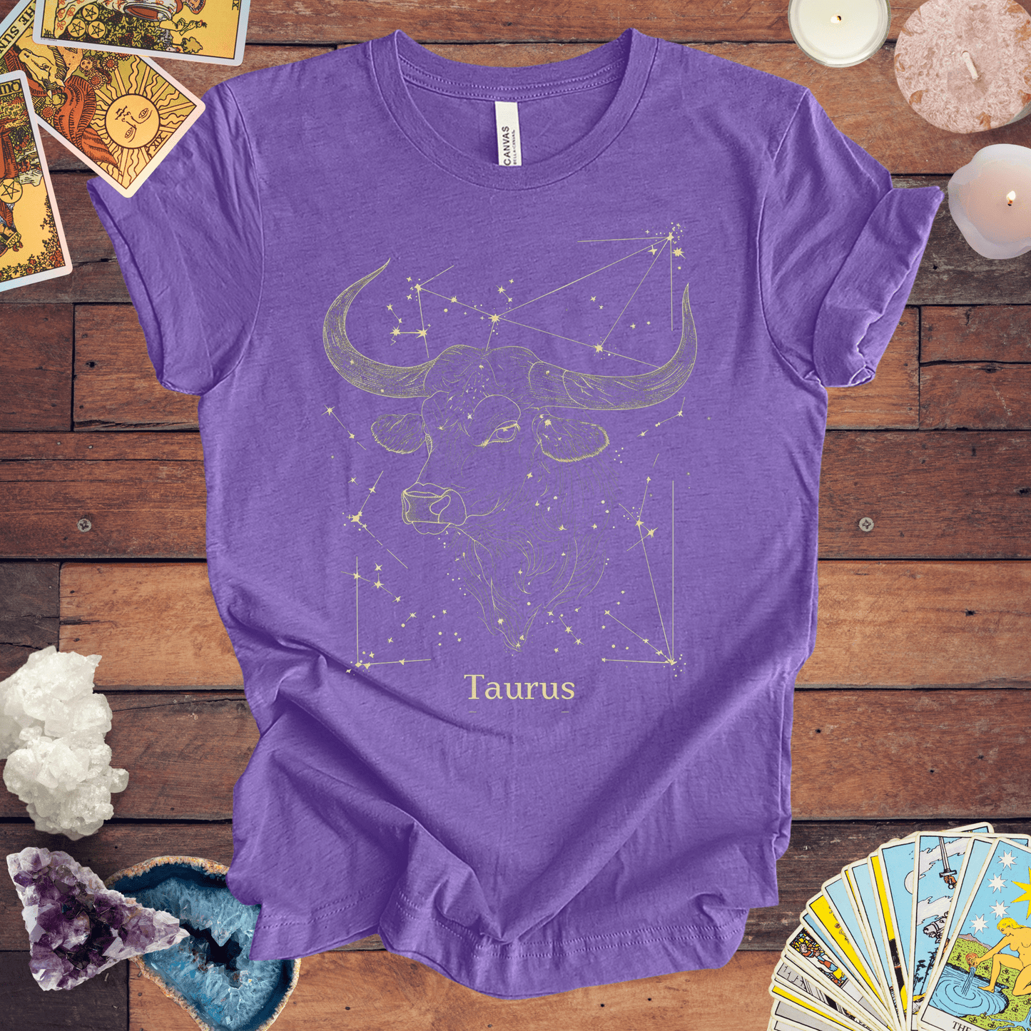 T-Shirt Heather Team Purple / S Taurus Bull's Grace T-Shirt