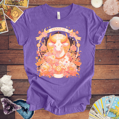 T-Shirt Heather Team Purple / S Taurus Sensuality: Venus Astrology Edition T-Shirt