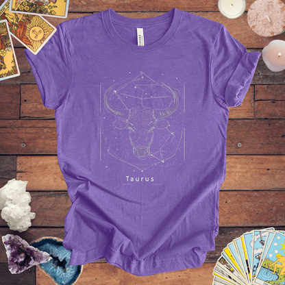 T-Shirt Heather Team Purple / S Taurus Tranquility T-Shirt