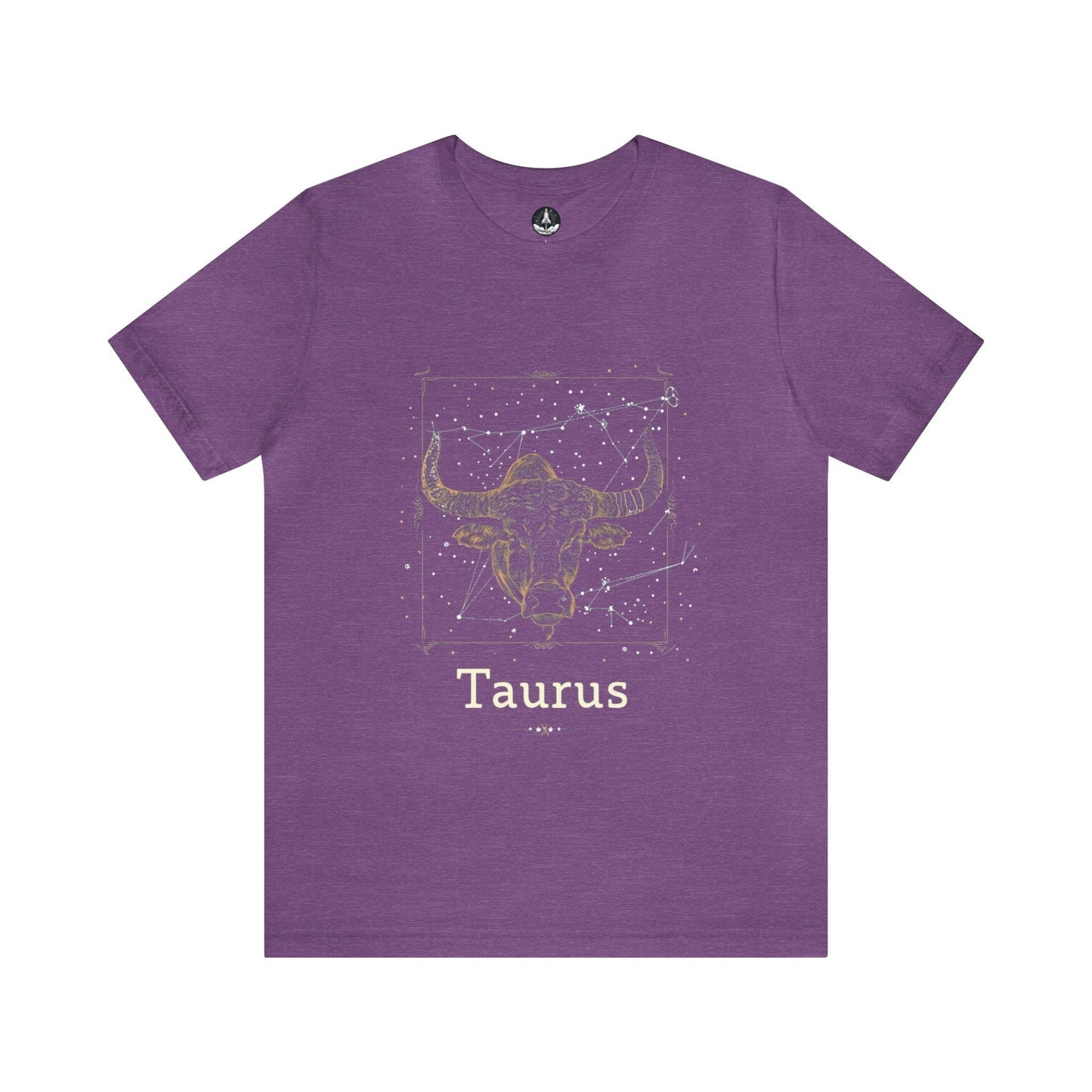 T-Shirt Heather Team Purple / S Taurus Venusian Charm T-Shirt