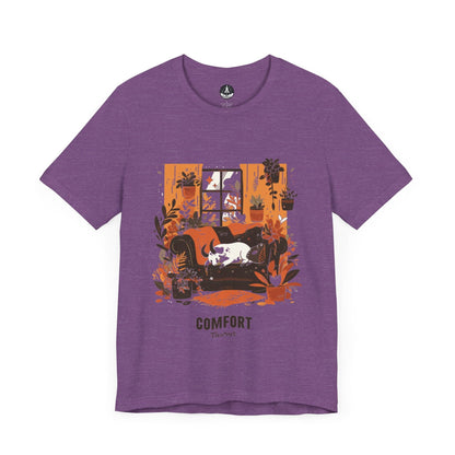 T-Shirt Heather Team Purple / S Taurus Zodiac Comfort: Astro Seeker T-Shirt