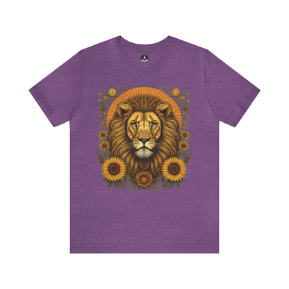 T-Shirt Heather Team Purple / S The Sun Leo T-Shirt