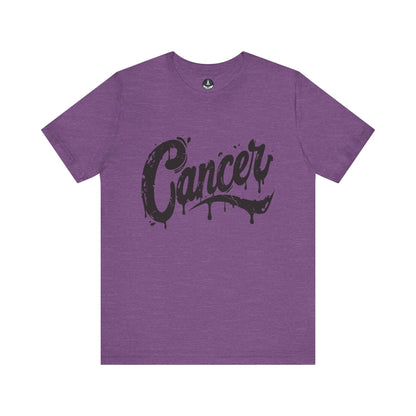 T-Shirt Heather Team Purple / S Tidal Emotion Cancer TShirt: Flow with Feeling