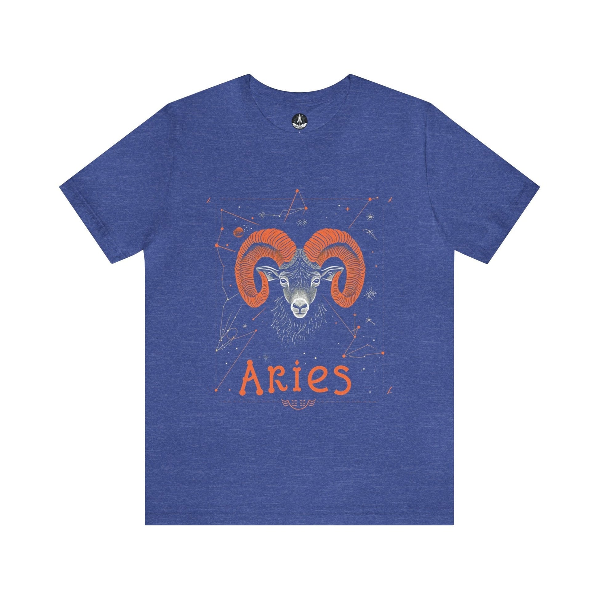 T-Shirt Heather True Royal / S Aries Ram's Reign T-Shirt