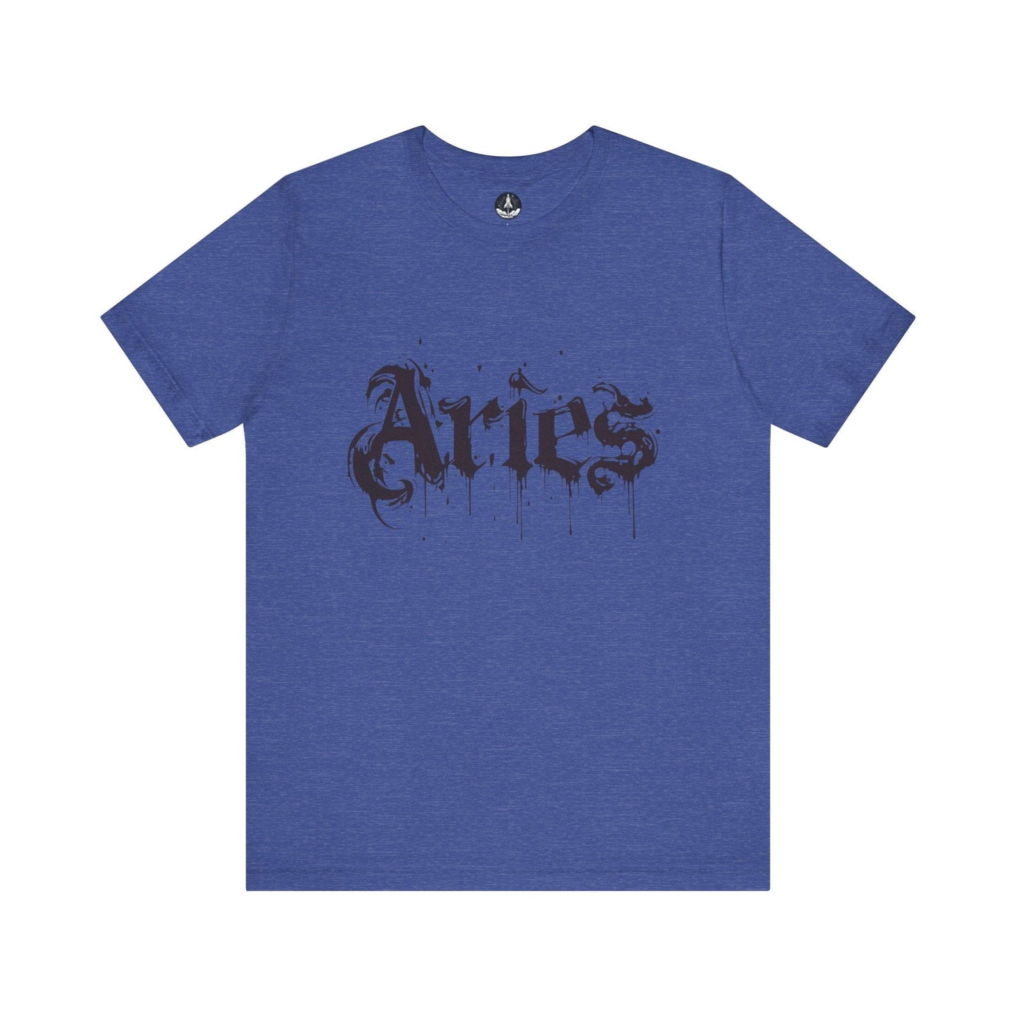 T-Shirt Heather True Royal / S Astro Splash Aries TShirt - Zodiac Meets Street Art