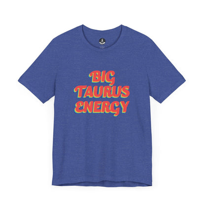 T-Shirt Heather True Royal / S Big Taurus Energy T-Shirt