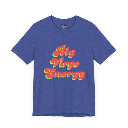 T-Shirt Heather True Royal / S Big Virgo Energy T-Shirt